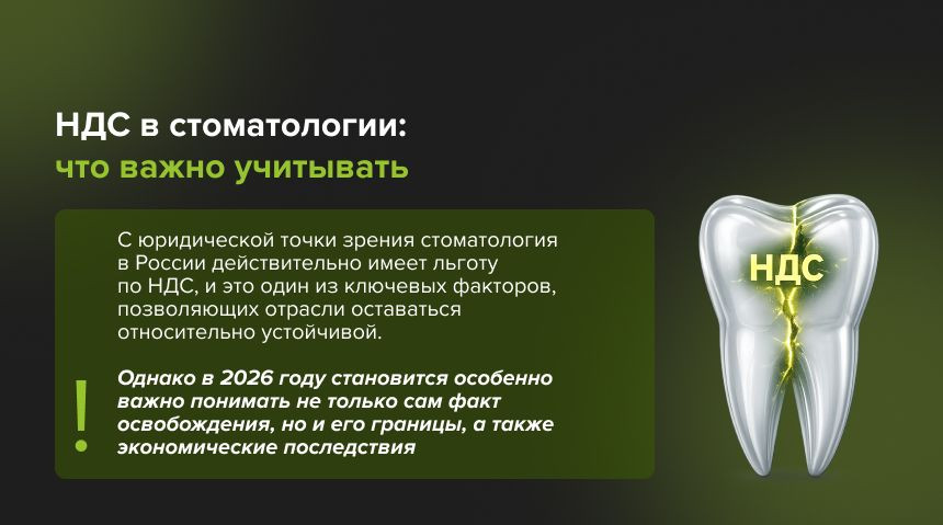 НДС в стоматологии
